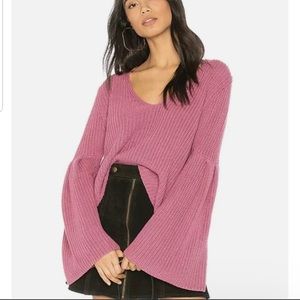 Free People Pink Sweater